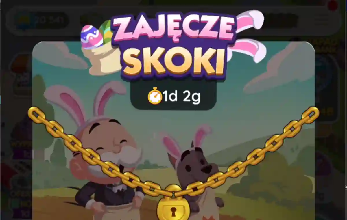 Wydarzenie Monopoly Go Zajecze Skoki (lista nagród)